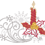 Vela de Natal R92 em Pontos Leves