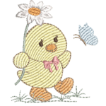 Patinha e Flor 2 em Pontos leves