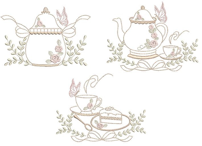Trio-Cha-Floral
