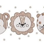 Trio Safari Carinhas R86 em Pontos Leves