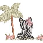 Zebra Menina 2 em Pontos Leve