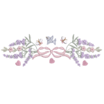 Floral Barrado Lavanda RQ 224
