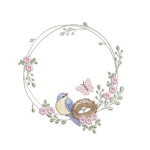 Passarinho e Floral RQ 257