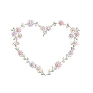 Coração Floral RQ 124