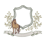 Moldura Brasão e Cavalo RQ 313