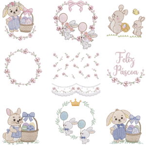 Pacote Coelhinhos RQ 1