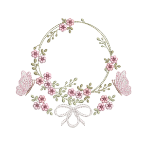 Floral com Laço e Borboleta RQ 295