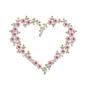 Coração Floral RQ 299