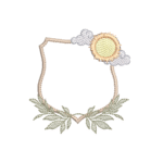 Moldura Brasão e Sol RQ 358