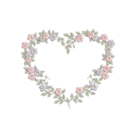Coração Floral RQ 399