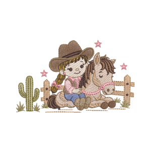 Fazendinha Menina e Cavalinho RQ 669