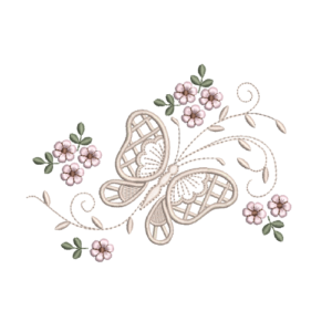 Borboleta Richelieu Floral RQ 683