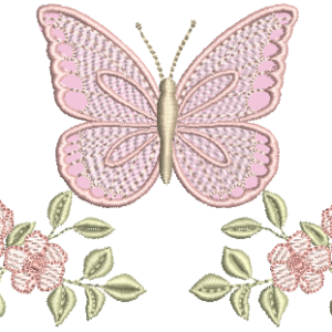 Floral-3-e-Borboleta-3D