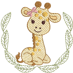 Girafa-Menina-Folhas-1