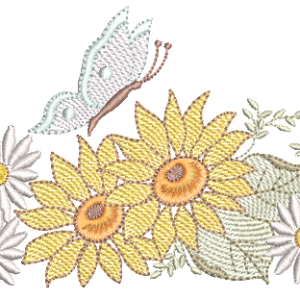 Girassol-e-Borboleta-