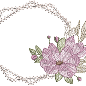 Moldura-Floral-Losango-