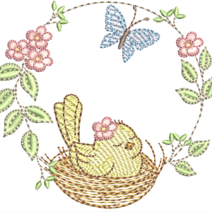 Passarinha-e-Ramo-Floral