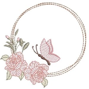 Rosas-na-Guirlanda-e-Borboleta