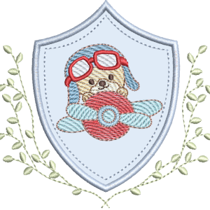 Urso-Aviador-e-Brasao
